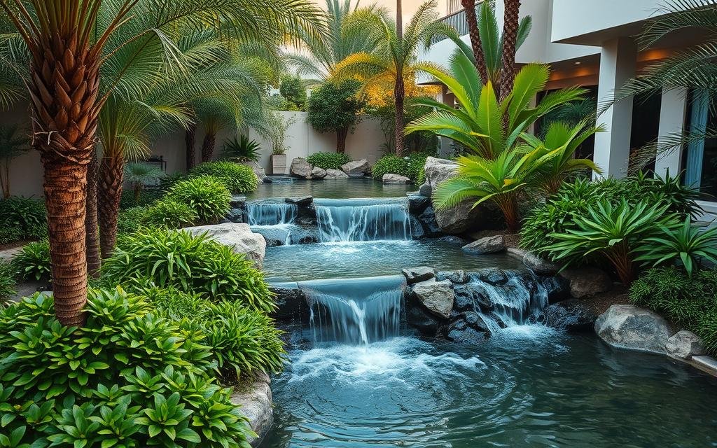 هندسة الفراغات الخارجية وفنون العمارة الخضراء: الدليل المرجعي في تنسيق حدائق بالرياض وابتكار البيئات الحيوية المستدامة